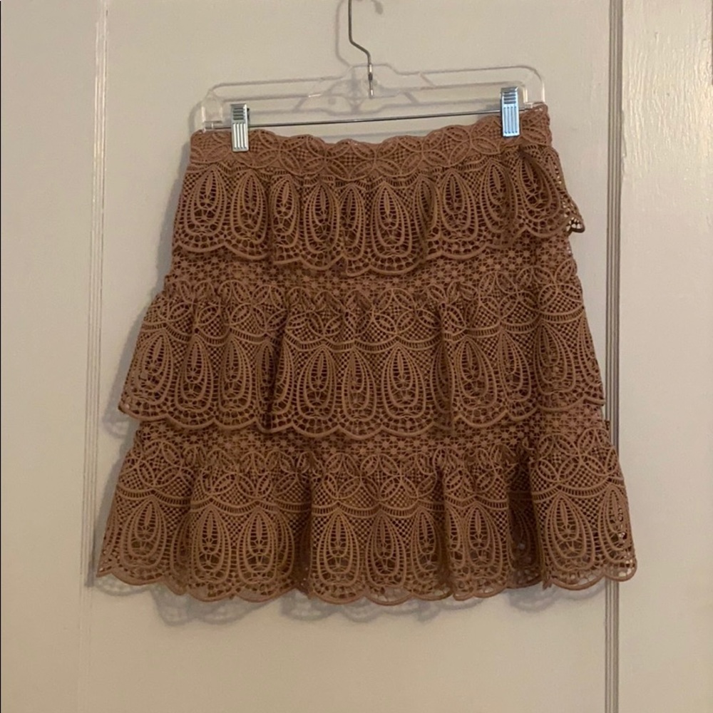 Self-Portrait Tiered Skirt